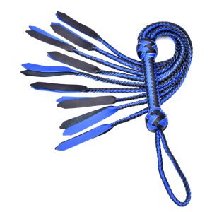 Blue and Purple Handmade Leather Floggers Best Gift for Her Wedding Gifts