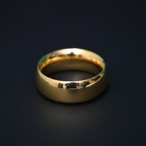 Luxury 24K Gold-Plated Donut Spacer – Smooth Rounded Design