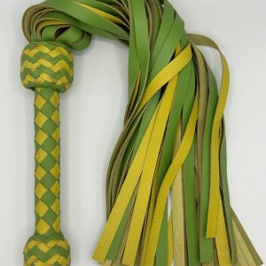 Handmade Braided Leather Flogger, BDSM Whip, Impact Toy