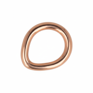 Steel Rose Gold ERGO Flared Cock Ring